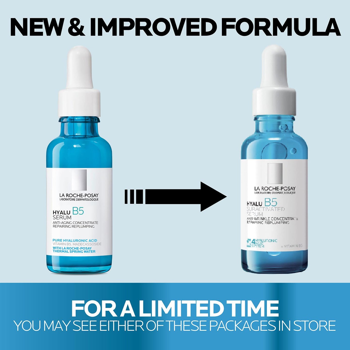 La Roche-Posay Hyalu B5 Hypoallergenic Serum – Allergy-Tested Hydration Safe for All Skin Types