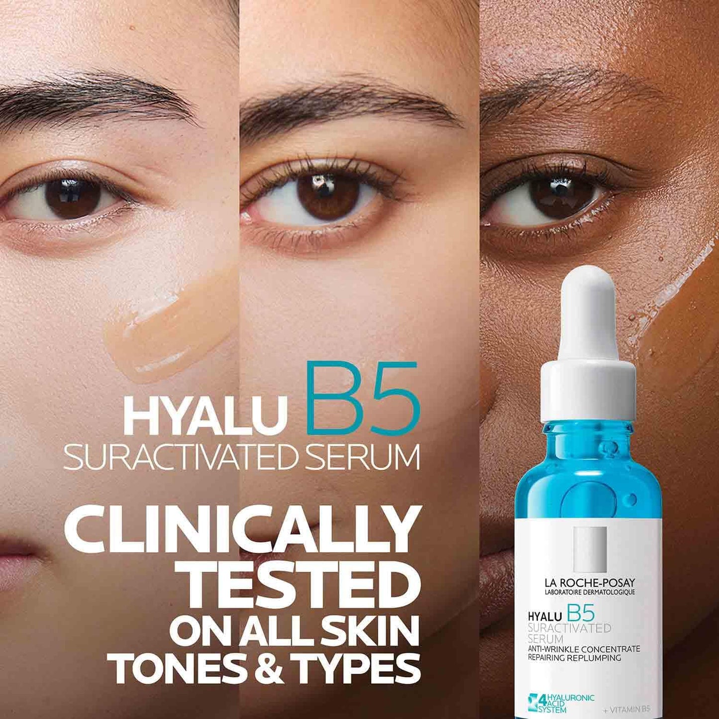 La Roche-Posay Hyalu B5 Hypoallergenic Serum – Allergy-Tested Hydration Safe for All Skin Types