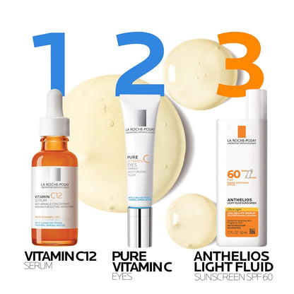 La Roche-Posay Pure Vitamin C Serum – Dermatologist-Approved Luxury Anti-Aging Treatment