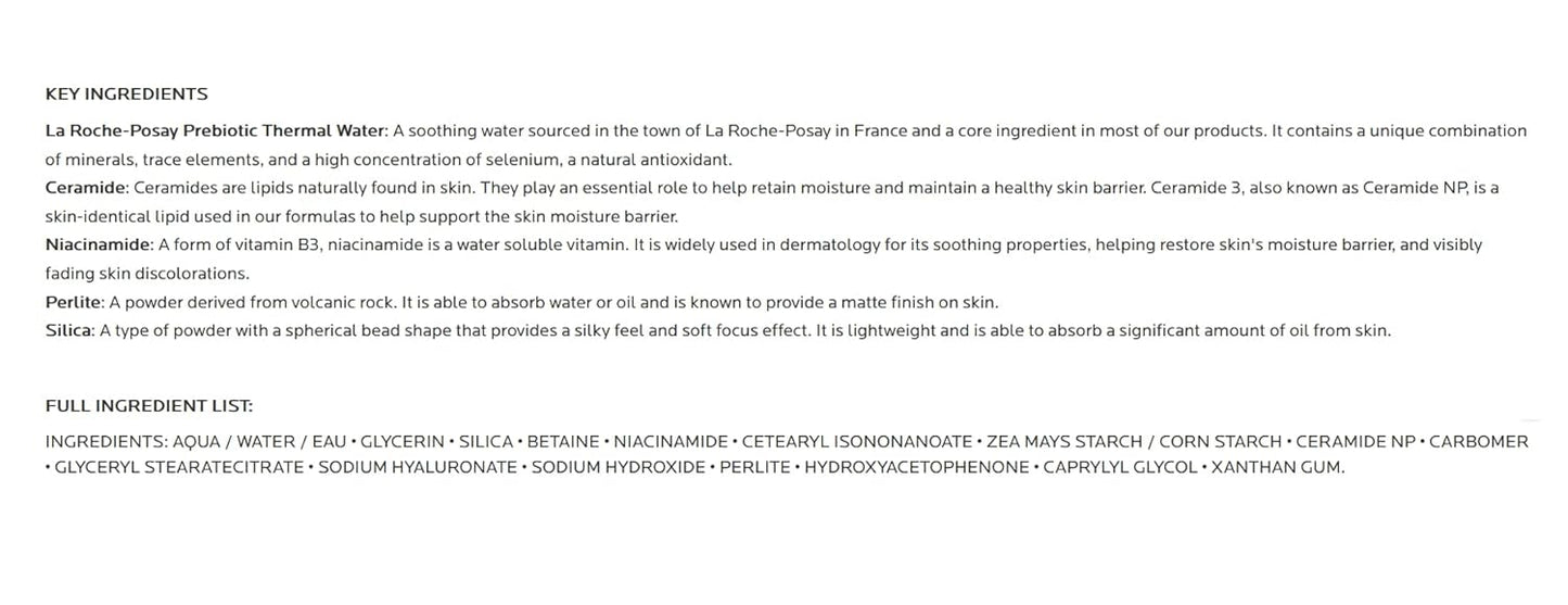 La Roche-Posay Toleriane Double Repair Matte Moisturizer – Quick-Absorb AM Skincare to Prep Your Day