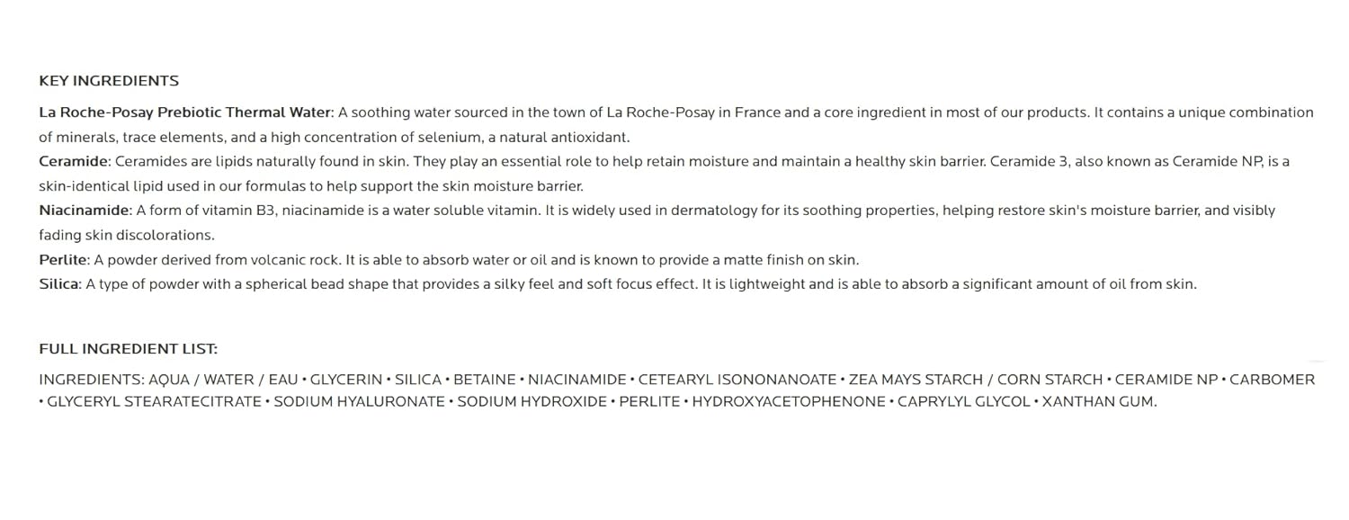 La Roche-Posay Toleriane Double Repair Matte Moisturizer – Quick-Absorb AM Skincare to Prep Your Day