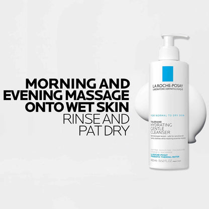 La Roche-Posay Toleriane Hydrating Cleanser – Premium Dermatological Daily Face Wash with Ceramides
