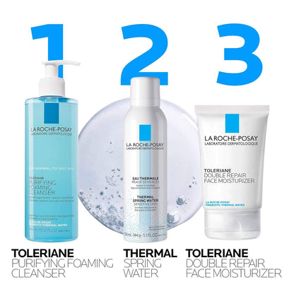La Roche-Posay Toleriane Purifying Cleanser – Dermatologist-Tested, Hypoallergenic Face Wash for Sensitive Skin