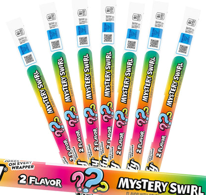 Laffy Mystery Swirl Taffy Rope Candy, 24 Pack, Taffy Candy, Individually Wrapped Candy, 0.81 Ounce Ropes