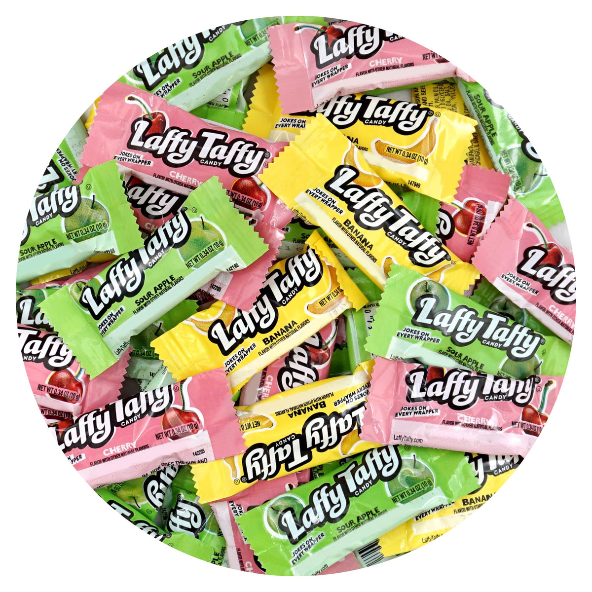 Laffy Taffy Candy, 2lb Bulk Bag (Approx. 90 Pieces), Delicious Soft Taffy Candy, Assorted Fruit Flavors, Individually Wrapped Bulk Candy, The Hampton Popcorn &amp;amp; Candy Company…