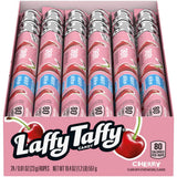 Laffy Taffy Wild Cherry Chewy Candy 24 Count – Kosher Individually Wrapped Snack for Kids Lunchboxes and Goody Bags