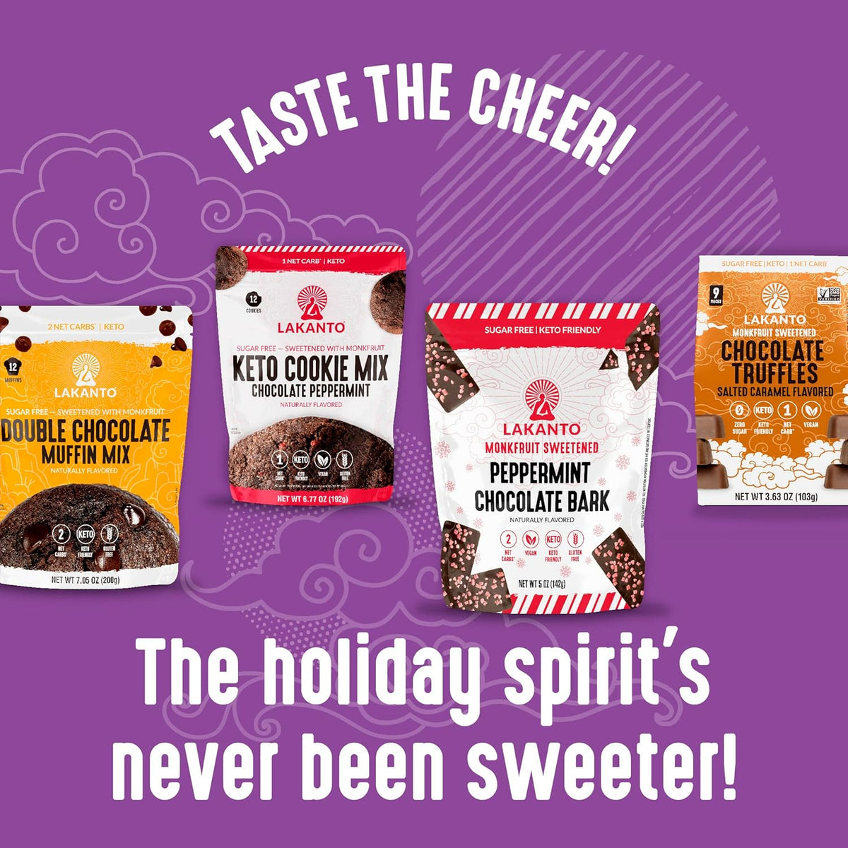 Lakanto Monk Fruit Drinking Chocolate - Valentine's Day Gift for Health-Conscious Couples, Sugar-Free Dutch Cocoa Mix with Probiotics