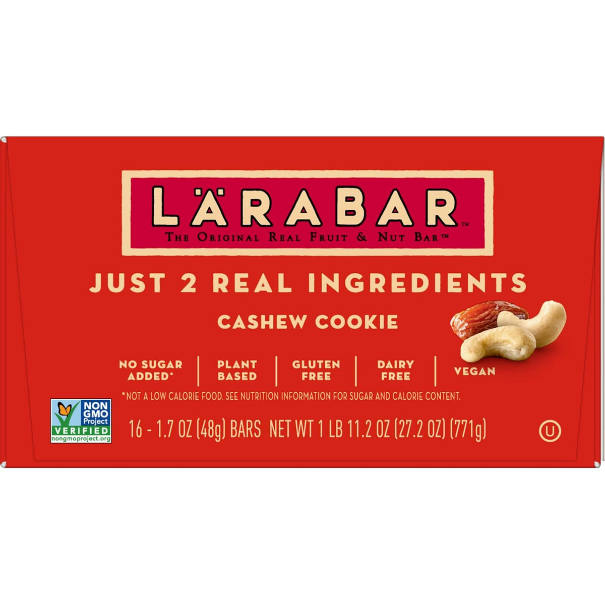 Larabar Cashew Cookie Bars – Nut and Date Bars for After-School Family Snacking