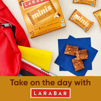 Larabar Minis Vegan Work Snack – Portion Controlled Focus Fuel for Home Office, 30 Count Variety