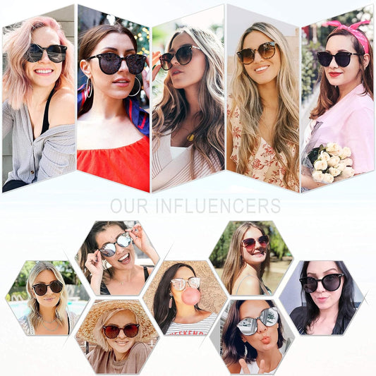 large round frame in retro-vintage silhouette