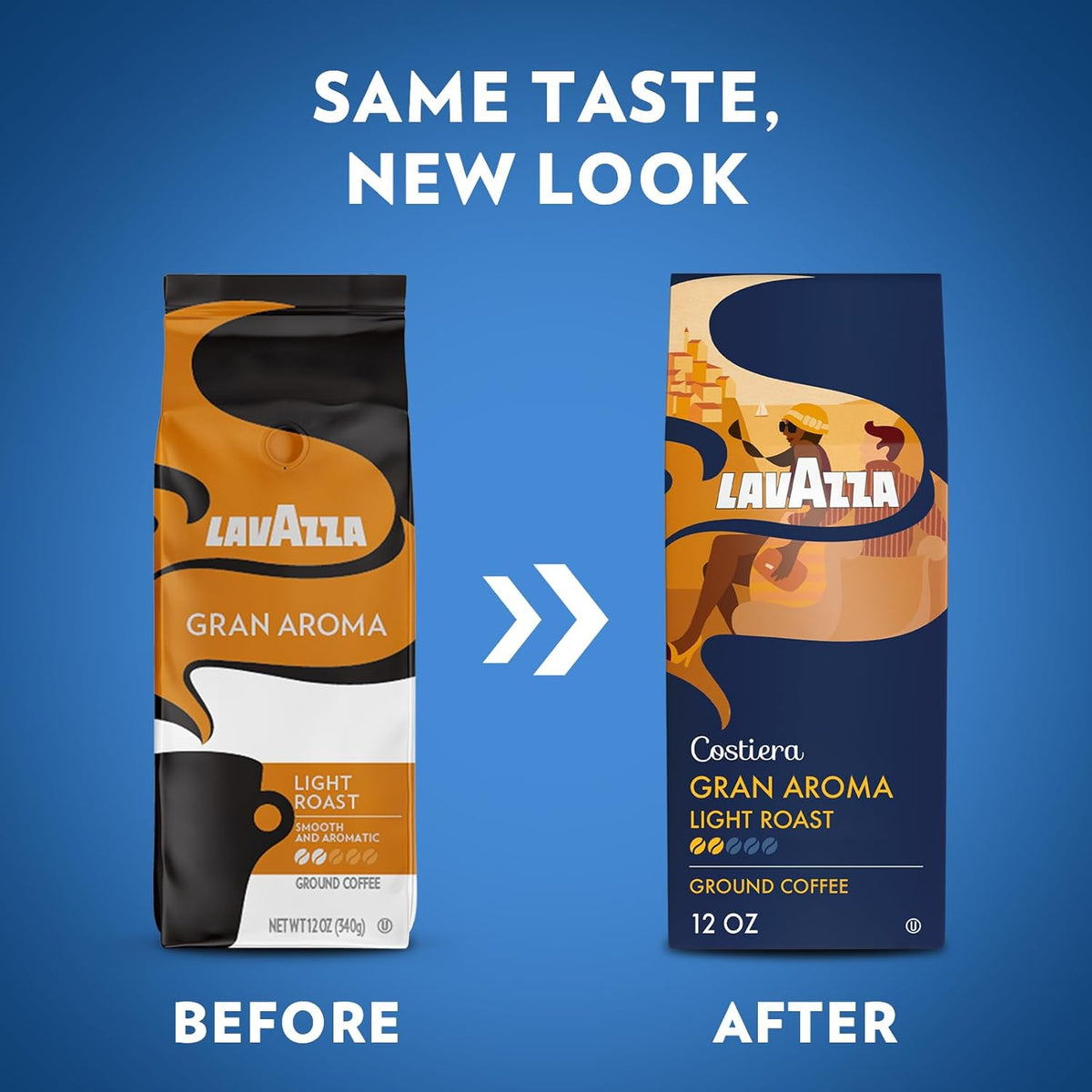 Lavazza Costiera Gran Aroma Ground Coffee – Artisanal Central American Arabica for Upscale Drip Brewing and Curated Tasting Moments
