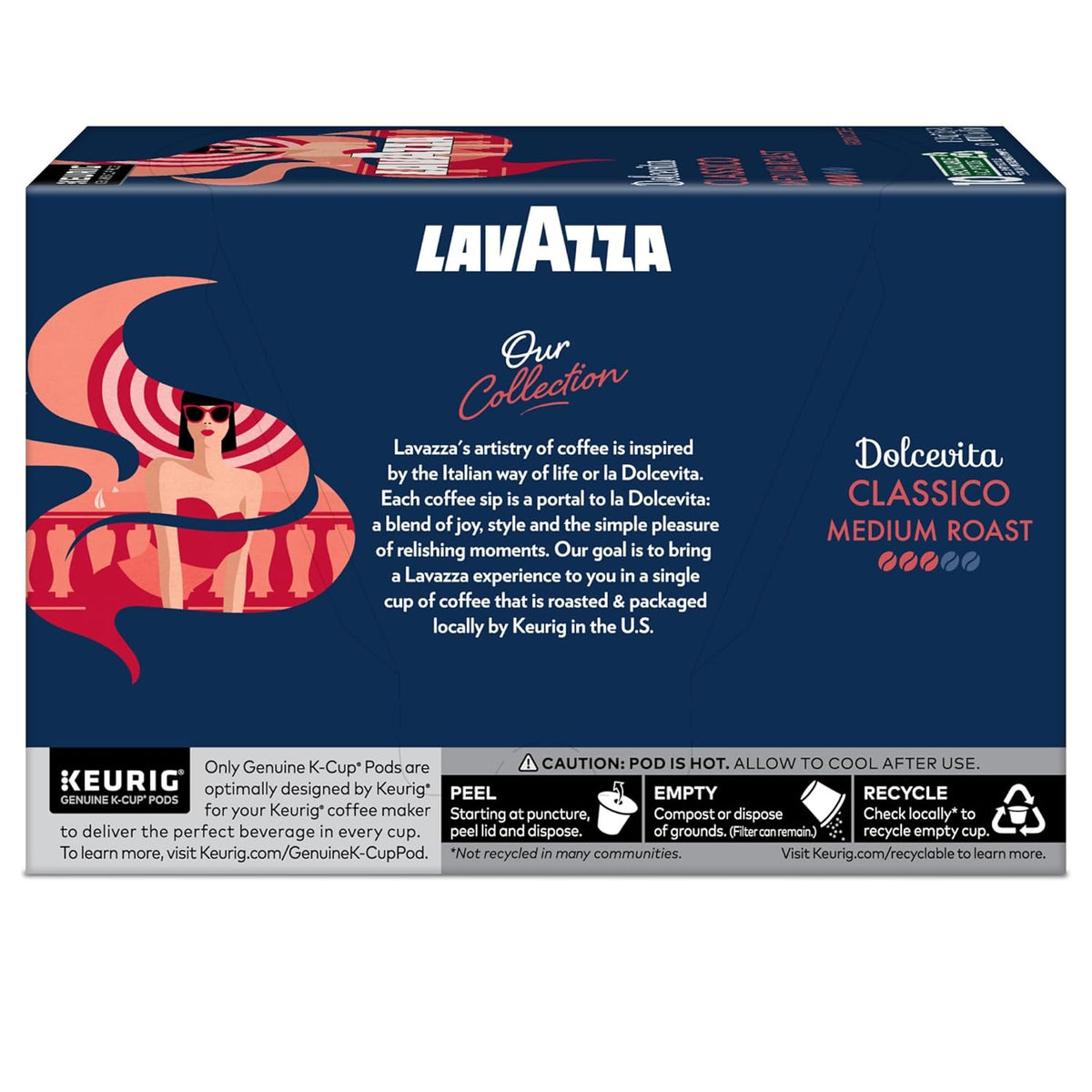 Lavazza Dolcevita Classico Medium Roast Box – Valentine's Day Gift for Espresso-Obsessed Partners