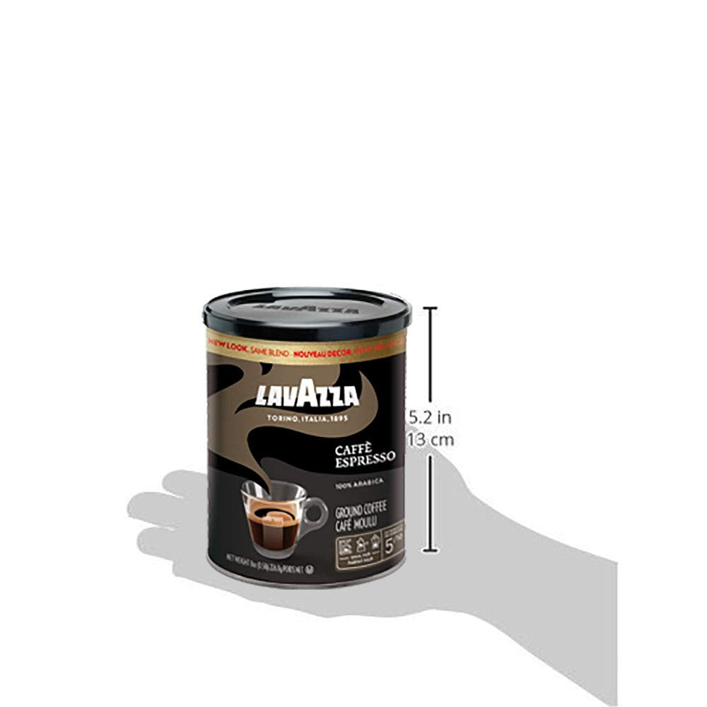Lavazza Espresso Coffee Tin Pack – Romantic Valentine's Day Gift for Coffee Lovers, 6-Pack of Authentic Italian Medium Roast