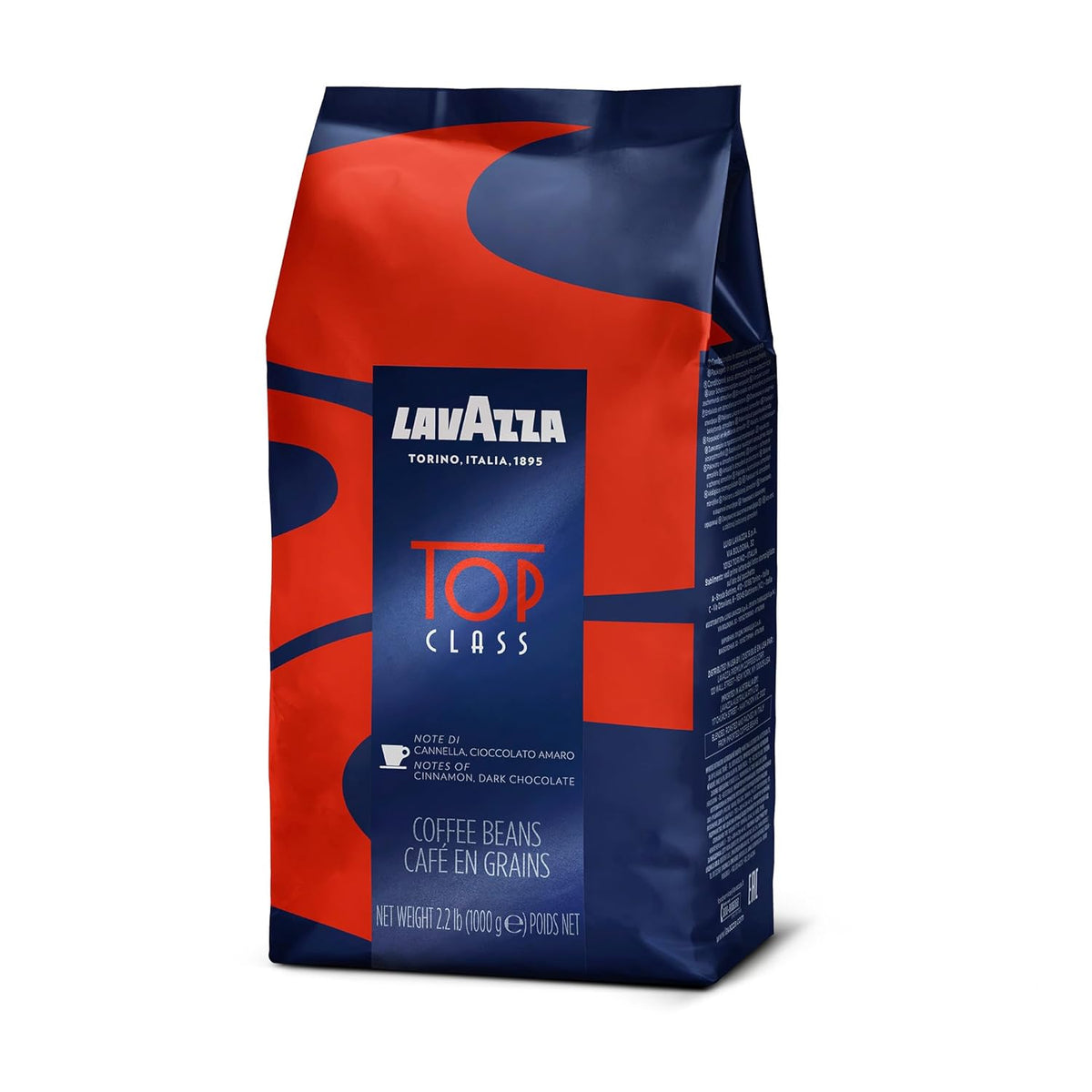 Lavazza Top Class Italian Whole Bean Espresso – High-End Coffee Gift for Dedicated Brewing Stations and Elegant Brunch Tables