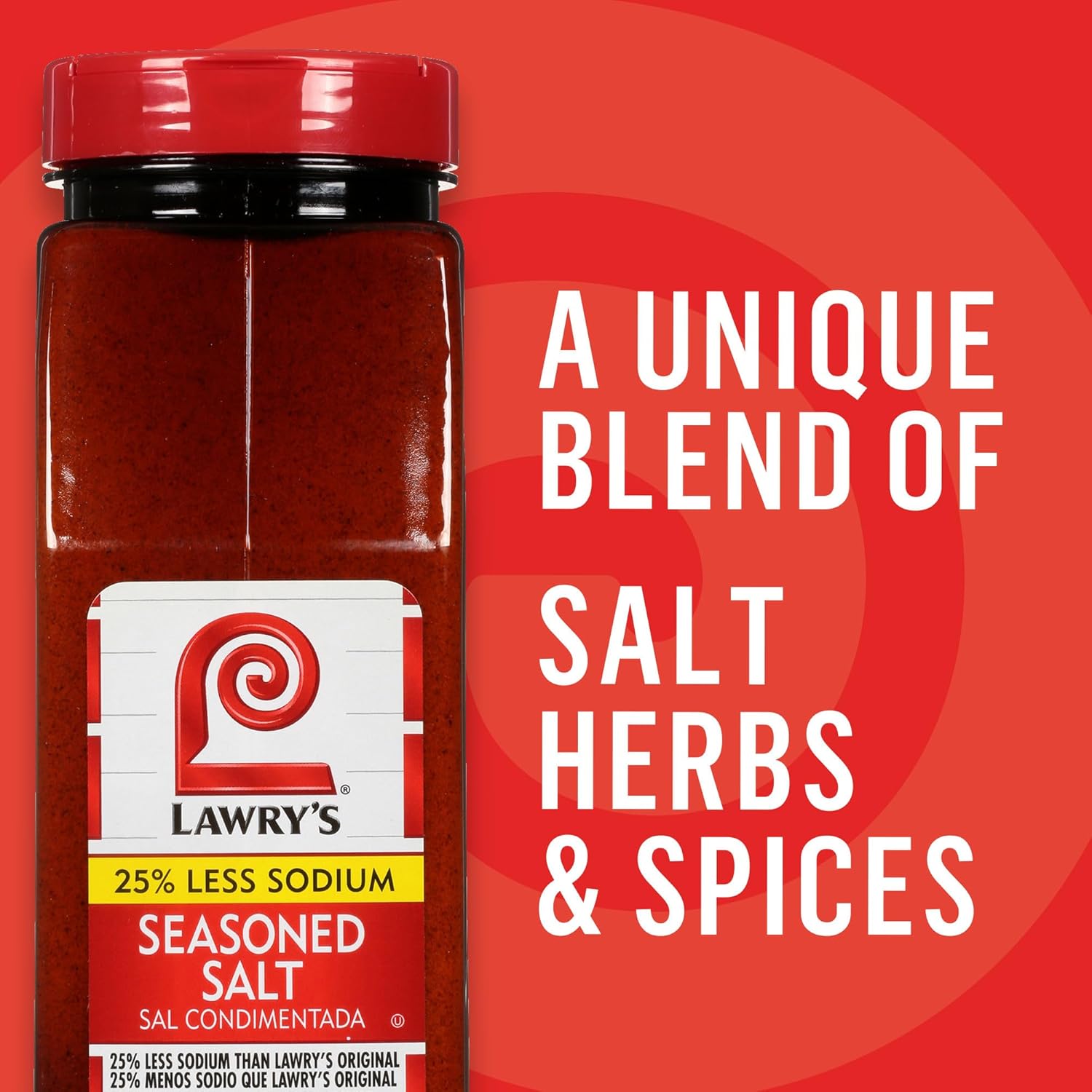 Lawry's 25% Less Sodium Seasoned Salt – Thoughtful Housewarming Gift for New Homeowners, Pantry Must-Have
