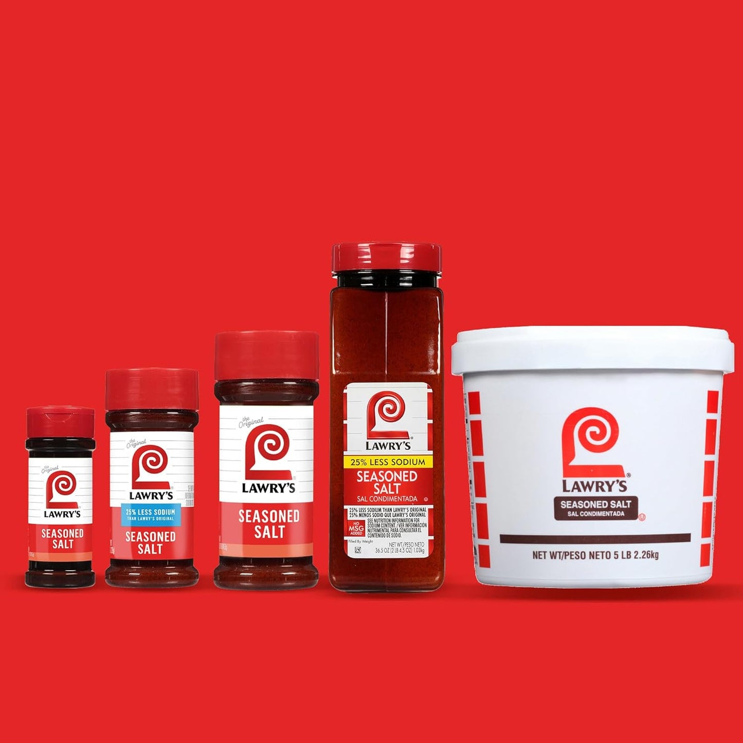 Lawry's 25% Less Sodium Seasoned Salt – Thoughtful Housewarming Gift for New Homeowners, Pantry Must-Have