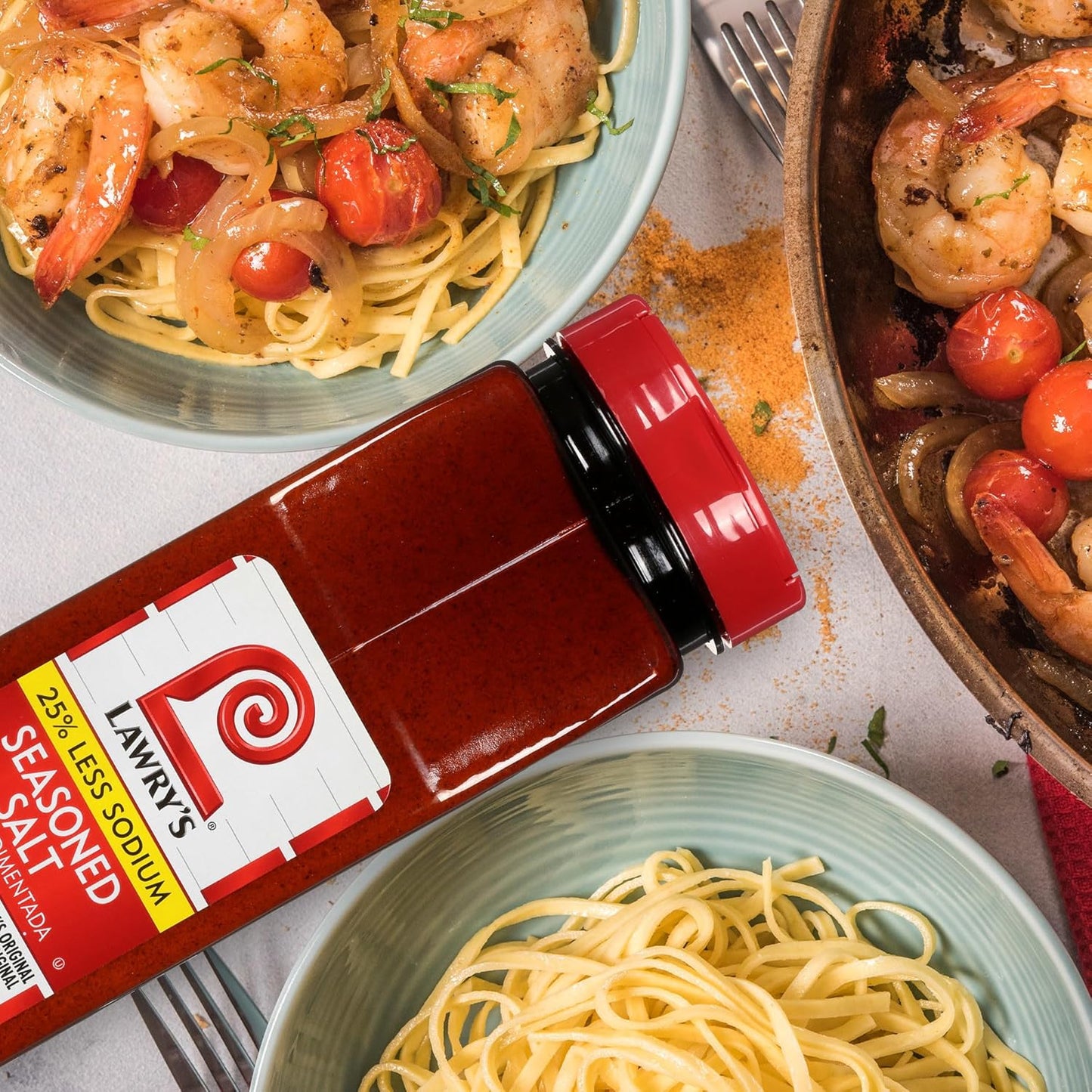 Lawry's 25% Less Sodium Seasoned Salt – Thoughtful Housewarming Gift for New Homeowners, Pantry Must-Have