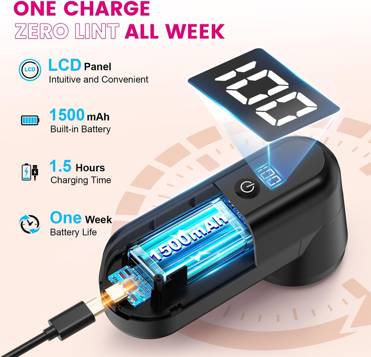 lcd screen displaying real-time battery level and current speed