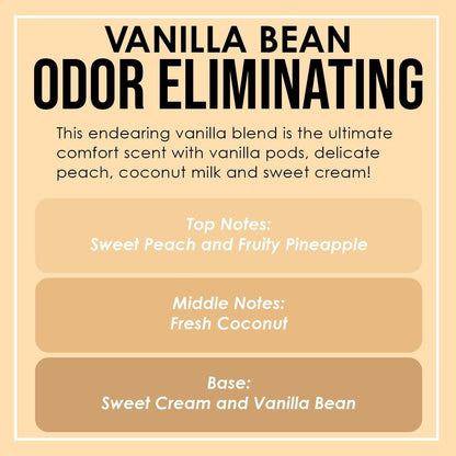 lead-free cotton wick for a cleaner, safer burn