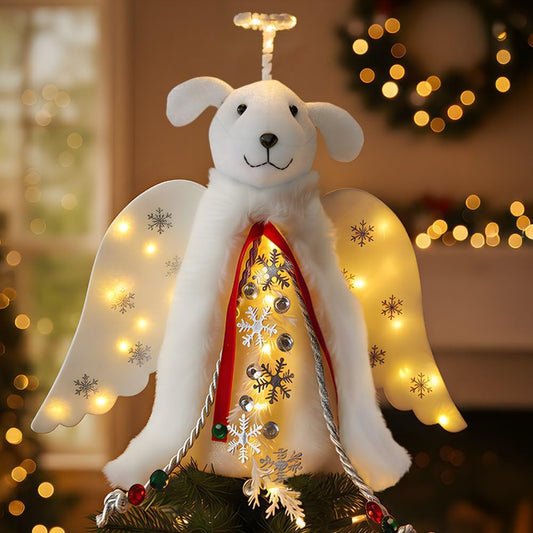 led-illuminated angel halo and wings powered by 2 aa batteries (battery box included)