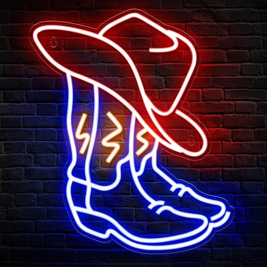 led neon-style tubing (cool to touch, no heat output)