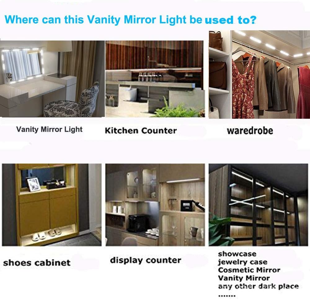 Led Vanity Mirror Lights – Hollywood Style Lighting for Makeup Artists and Content Creators
