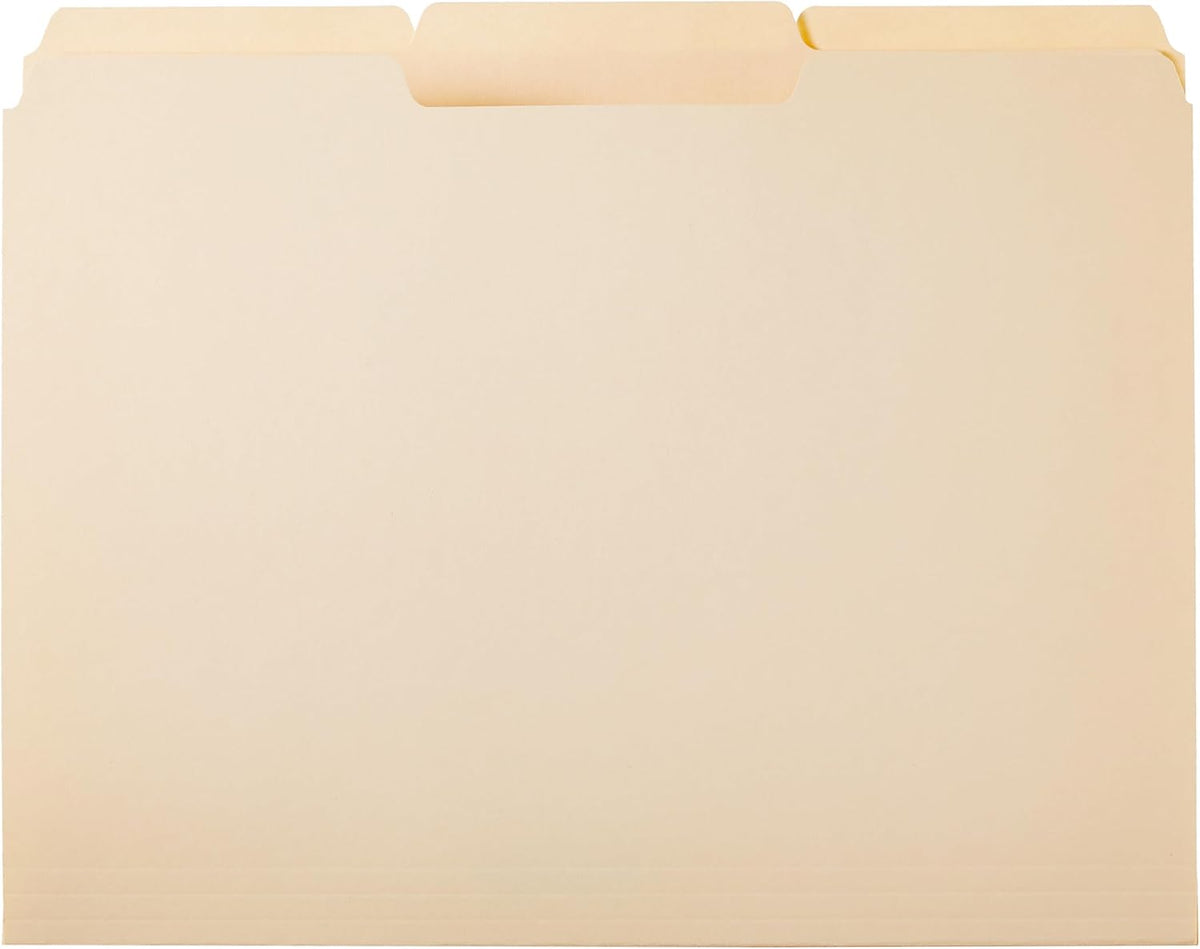 letter size (8.5 x 11 in) standard plus legal size variant for legal-length documents