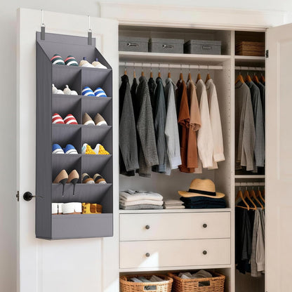 Lifewit Foldable Door Hung Shoe Shelf – Aesthetic Pantry and Closet Organizer, 20 Pair Capacity