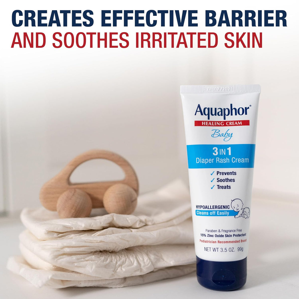 light semisolid cream texture for gentle application and easy cleanup