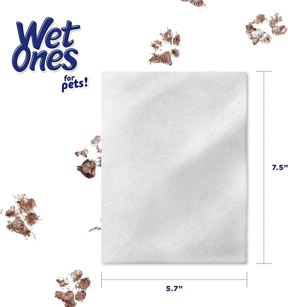 lint-free format designed for paws, coat, and face (avoiding eyes)