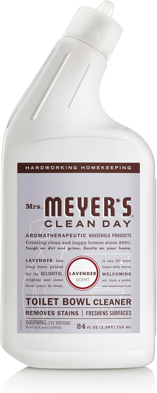liquid toilet bowl cleaner with stain-removing formula at 24 oz size