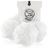 WhaleLife Bath Loofah Sponge – Matte Black Shower Body Scrubber for Minimalist Bathroom