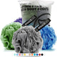 Gray Blue Green Purple