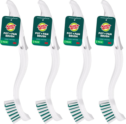 long ergonomic handle (12.3 inches) with integrated built-in scraper tip