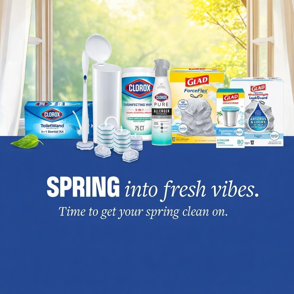 long-handled toiletwand for distance cleaning