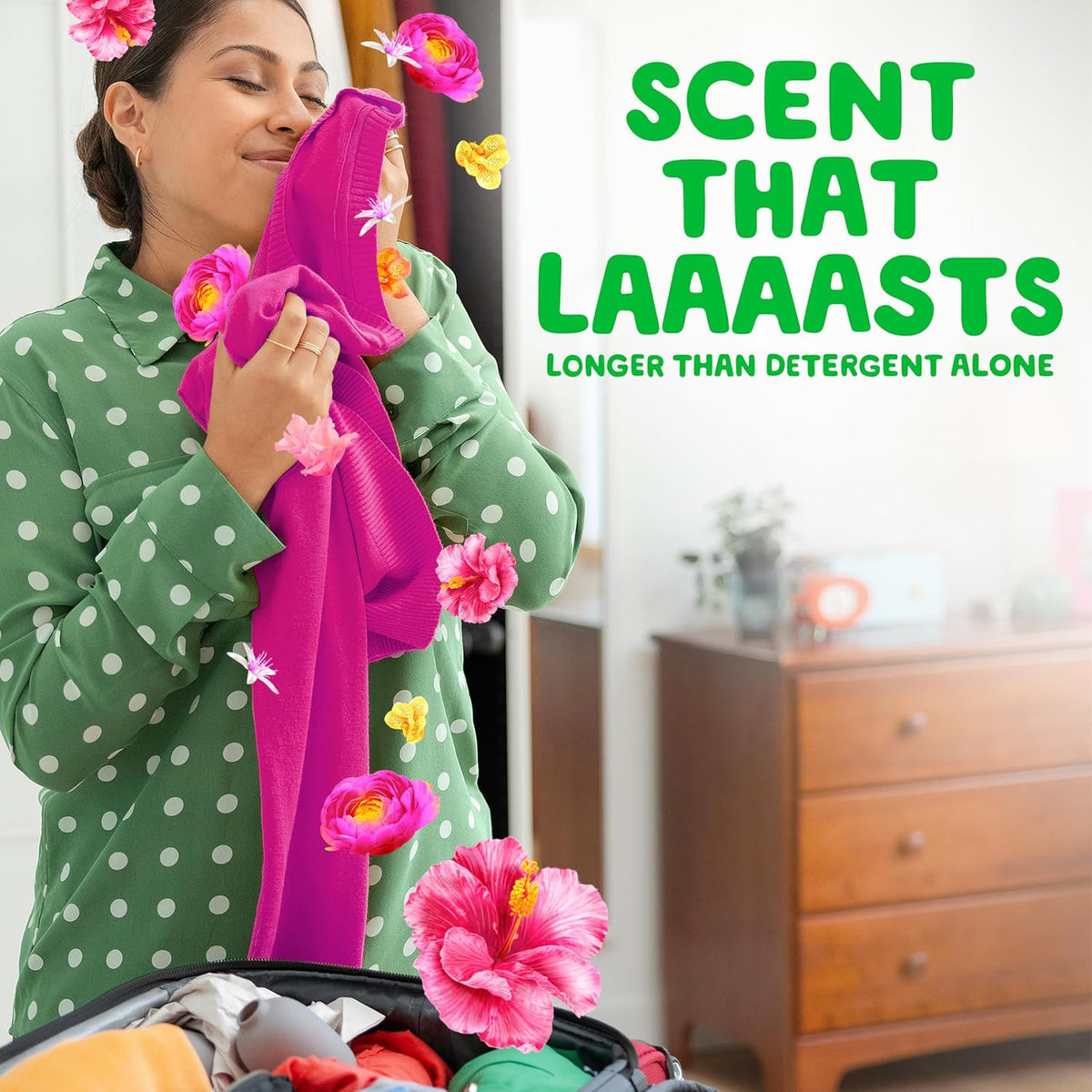 long-lasting fragrance from wash through wear