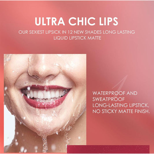long-lasting, waterproof, smudge-resistant formula that does not transfer onto cups