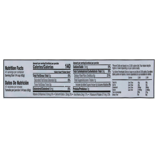 long shelf life dry format, no refrigeration required