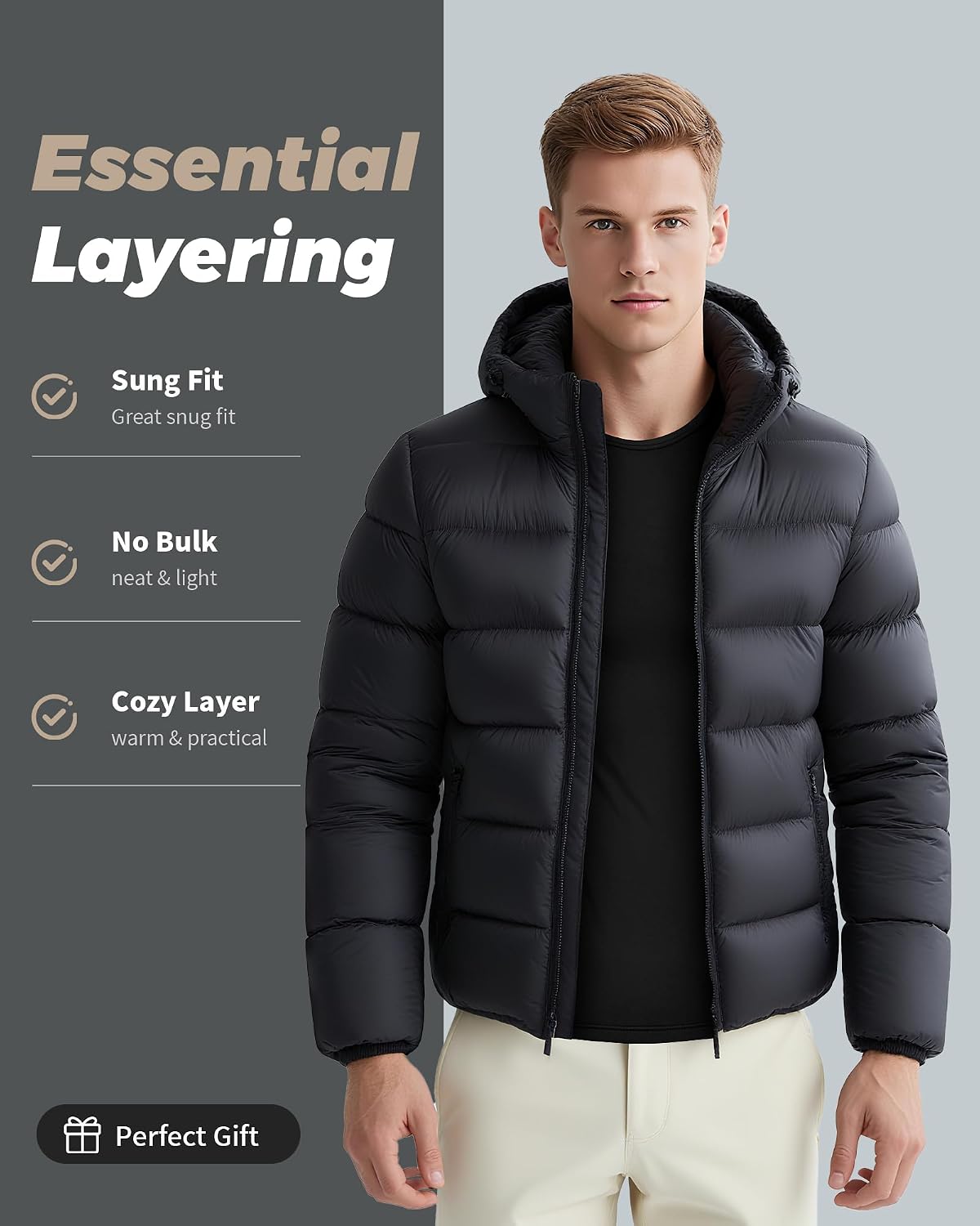 long sleeves and full-length bottoms for complete coverage
