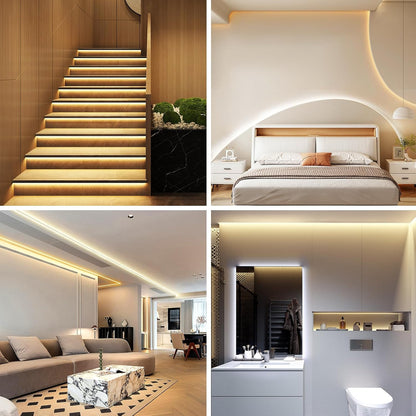 LotusLamp X LED Strip Lights – Home Office Focus Lighting with Timer and App Dimming, 100ft