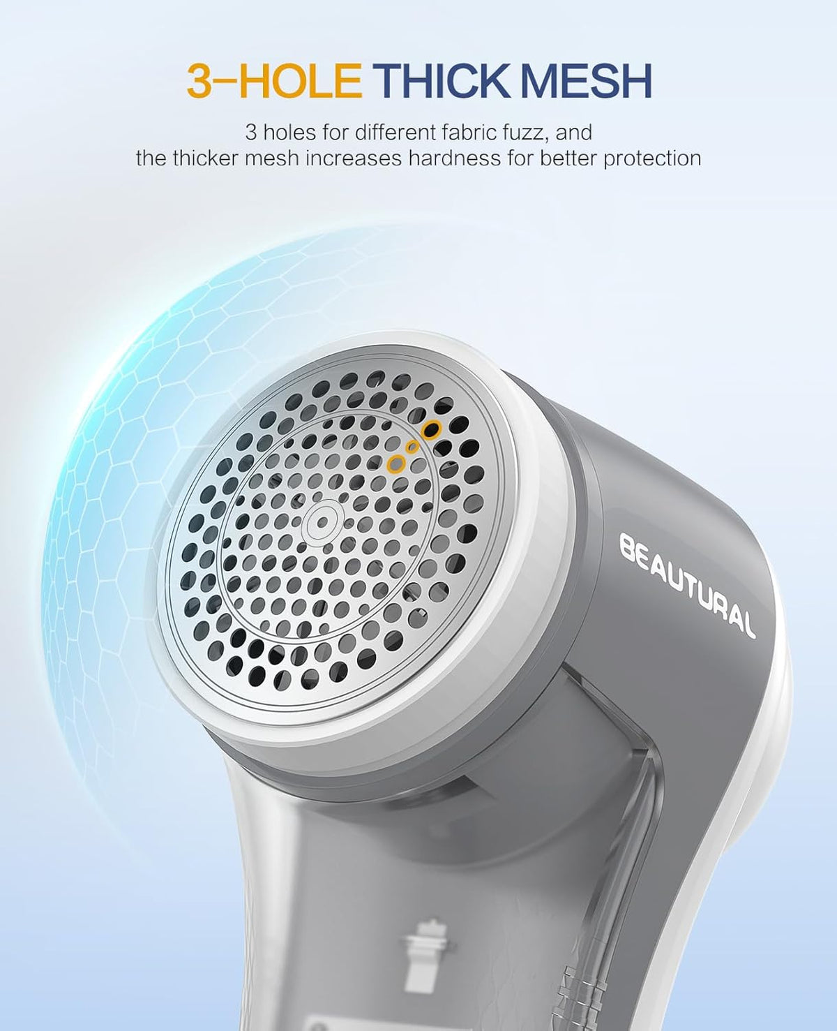 low battery indicator light to prevent mid-trim interruptions