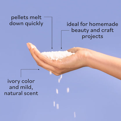low melting point of 142–149°f (61–65°c) for safe, low-heat handling