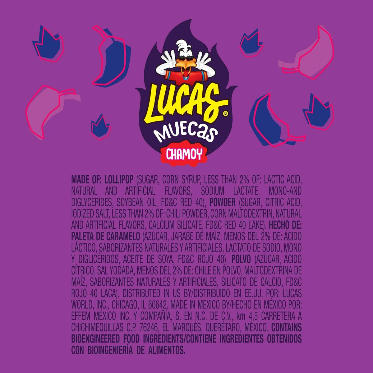 Lucas Muecas Chamoy Lollipops – Mess-Free Individually Wrapped Lollipops for Picnics, Tailgates, and Park Outings