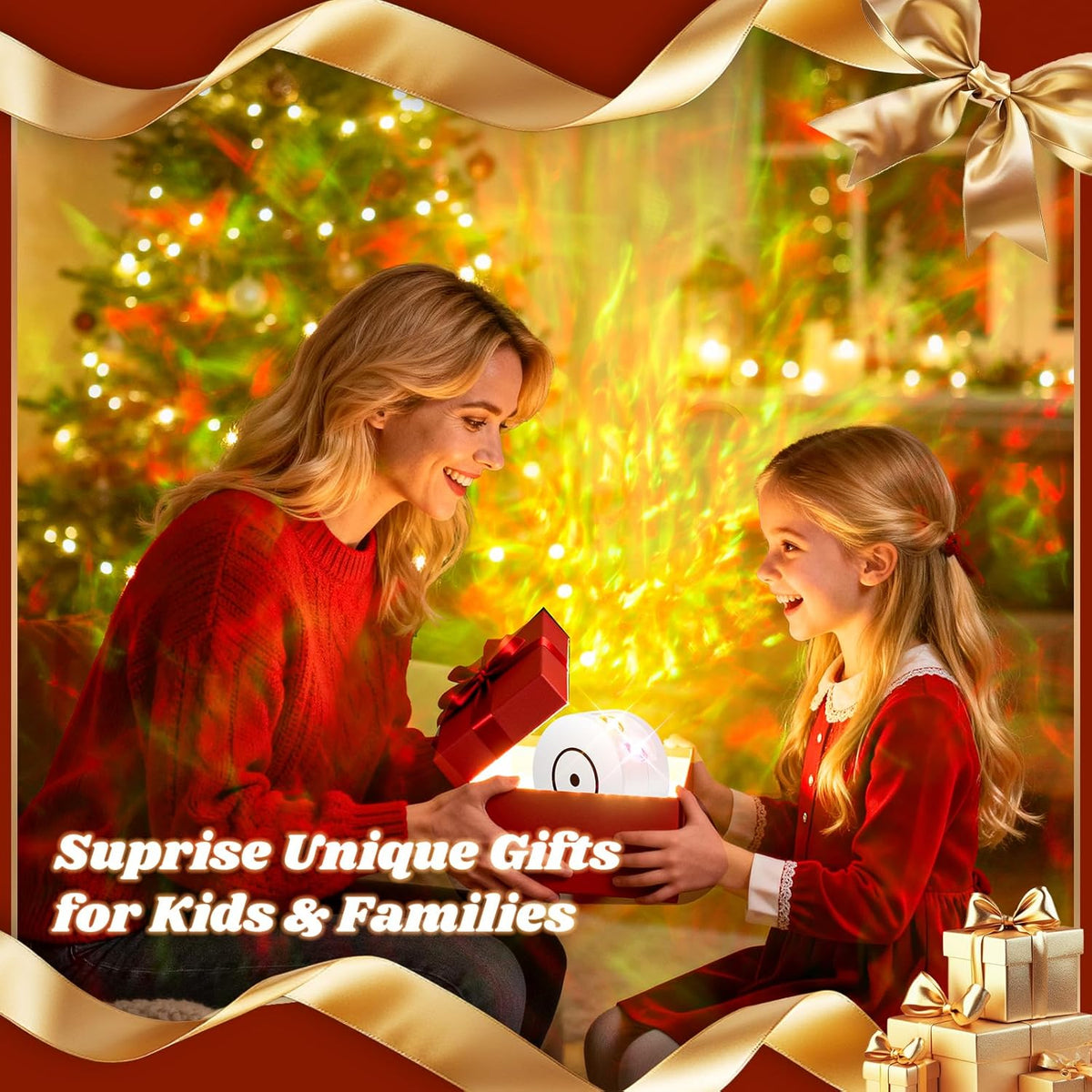 Lumaverse Galaxy Star Projector – Christmas Gift for Couples, Starry Nebula Ceiling Light with Remote and Timer