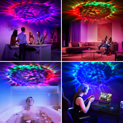 Lumaverse Galaxy Star Projector – Christmas Gift for Couples, Starry Nebula Ceiling Light with Remote and Timer