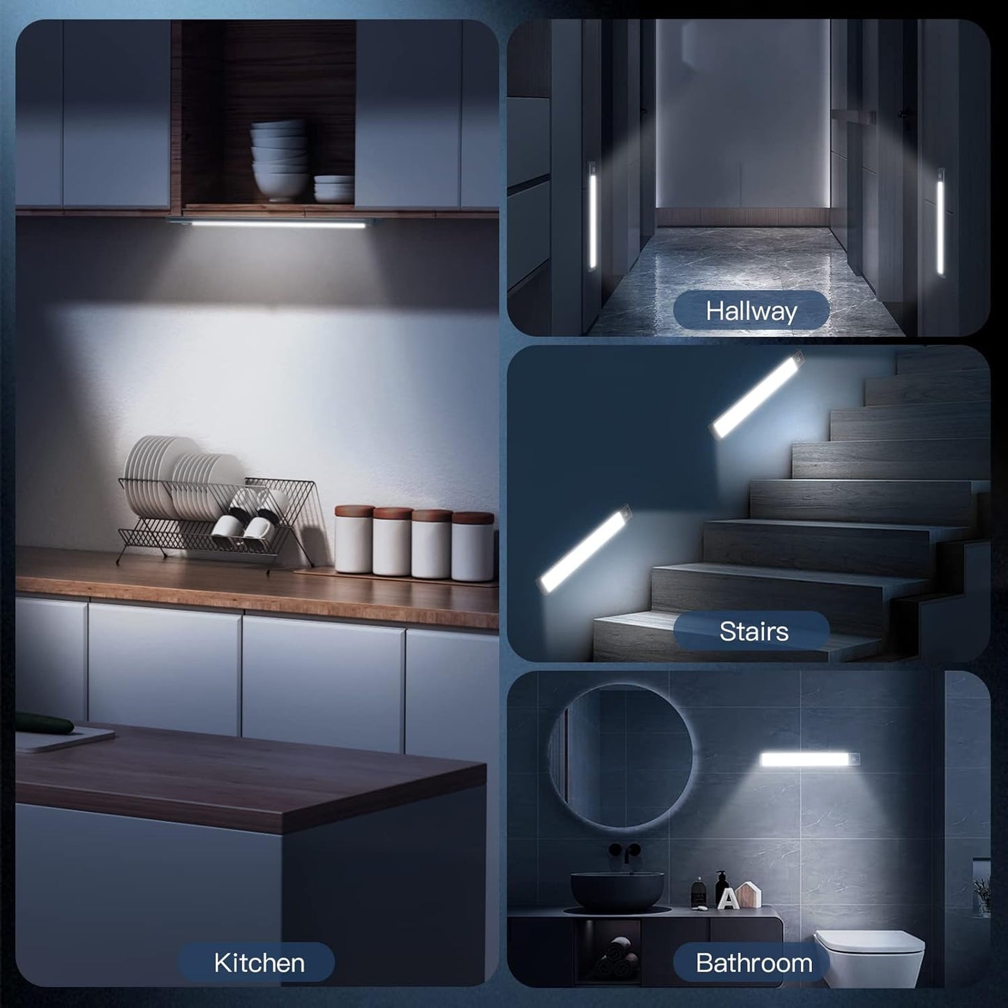 LumeSync Task Light – Hands-Free Under Cabinet LED for Cooking, Reading, and Home Office Focus