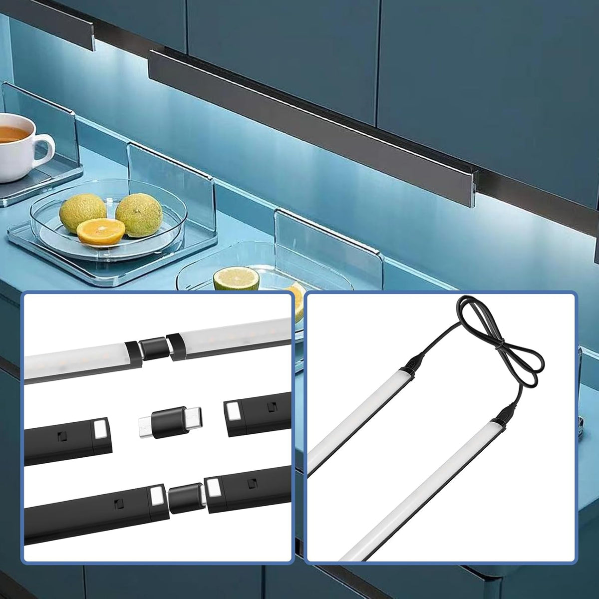 LumiBar Magnetic LED Bar – Clean Under Cabinet Task Light for Clutter-Free Kitchens and Closets