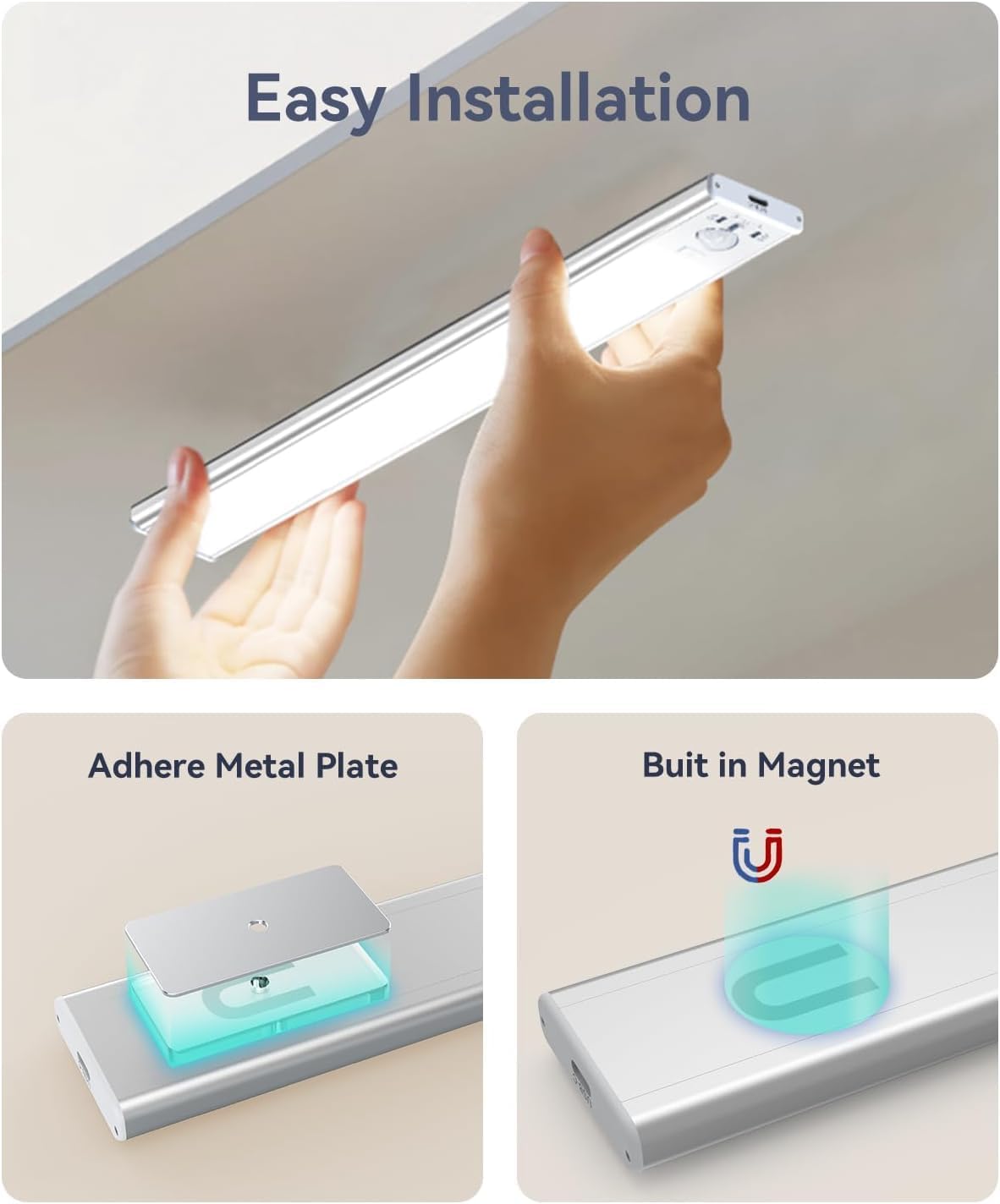 Lumicharge GlowLume – Nighttime Stairwell Safety Light, Motion Activated LED Bar to Prevent Trips and Falls