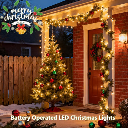 Lumicharm Battery String Lights – Flameless Safe Lighting for Homes with Kids and Pets, 18ft Cool Touch LED
