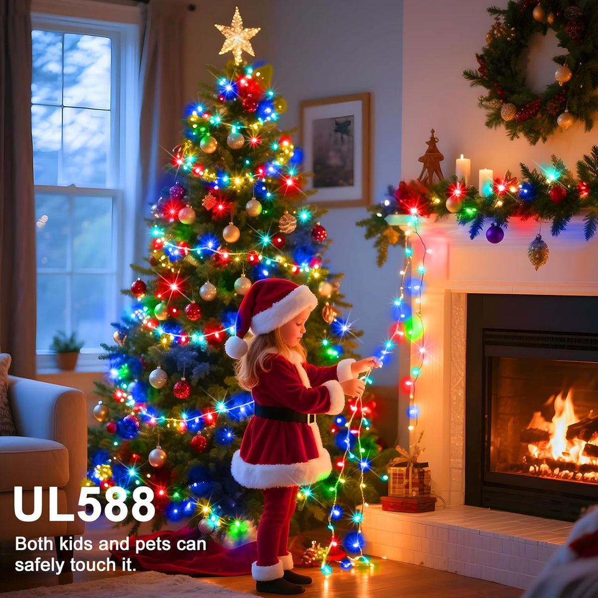 Lumify 328ft Waterproof String Lights – Patio, Pergola, and Garden Ambient Lighting All Year